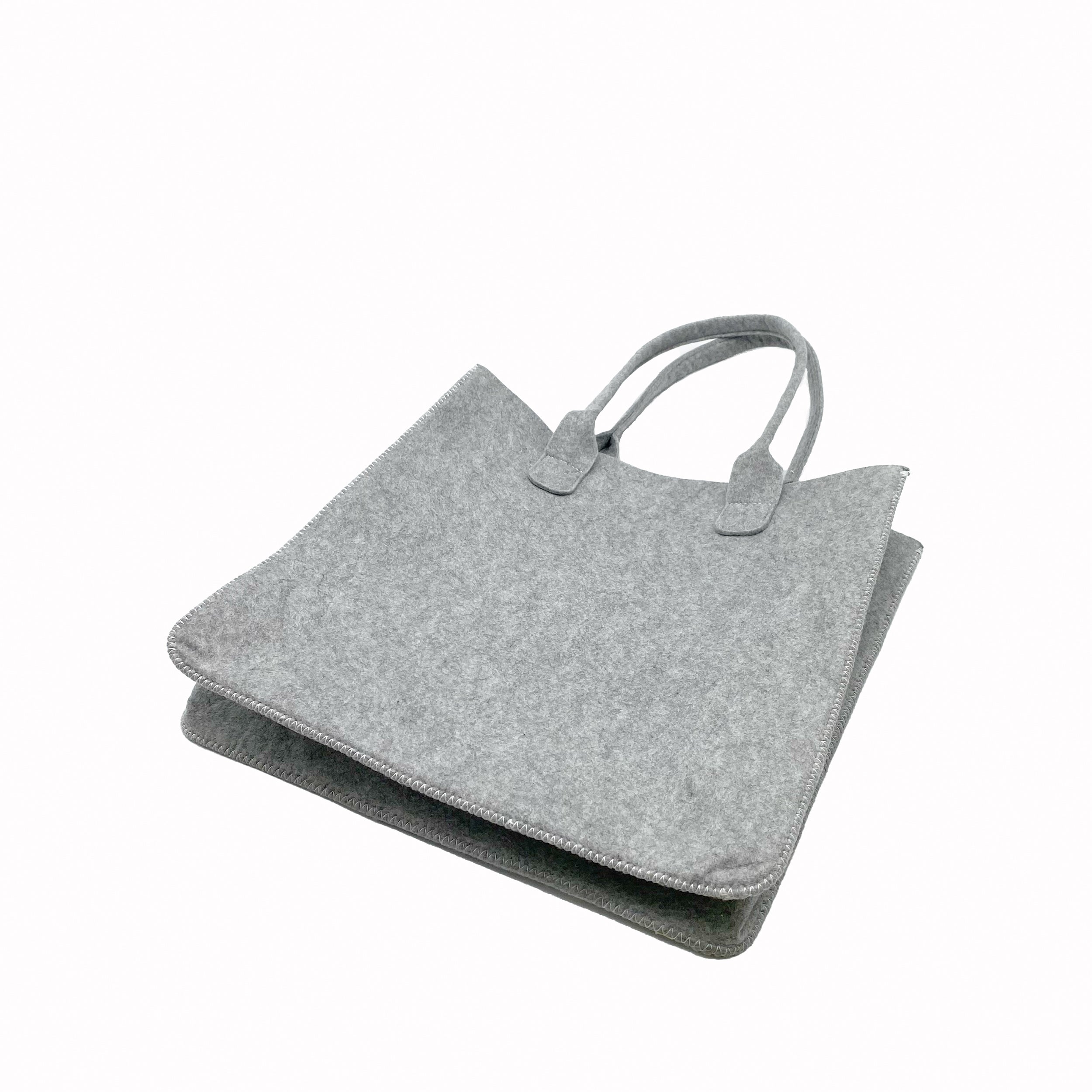 Felt Market Bag in Heather Gray Earthwise Reusable Bags