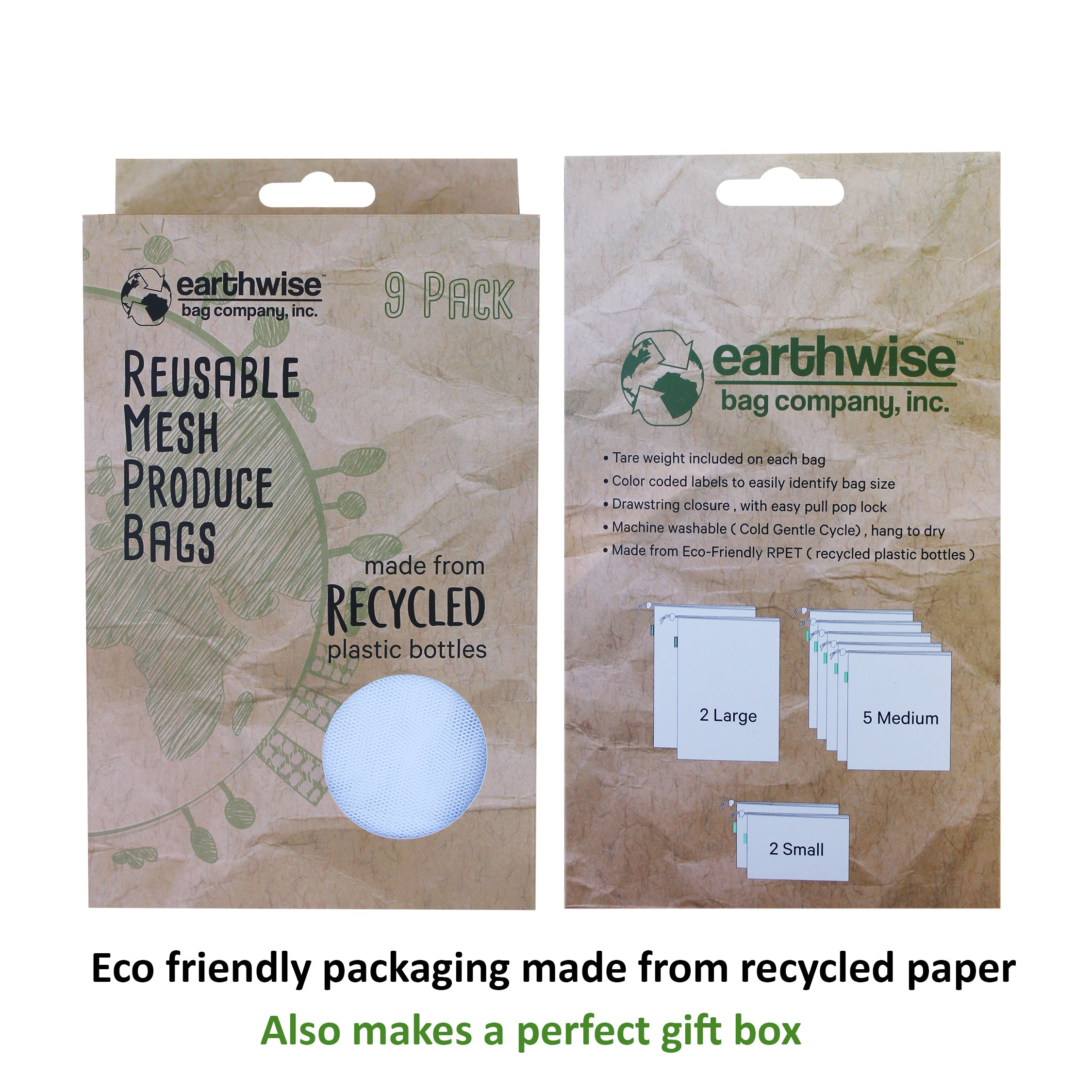 Earthwise Reusable Mesh Produce Bags - Clean Fairfax Council