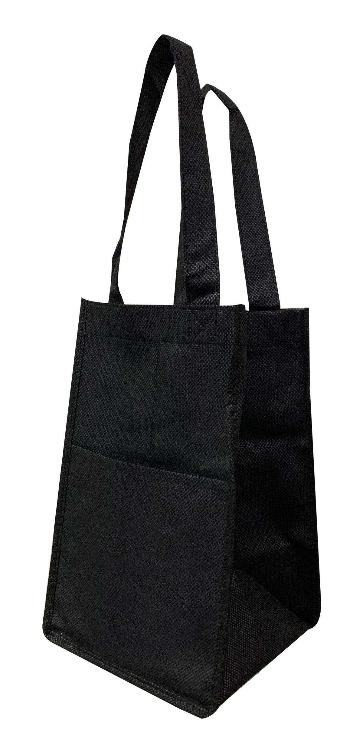 Four Bottle Wine Tote with Outer Pocket – Earthwise Reusable Bags